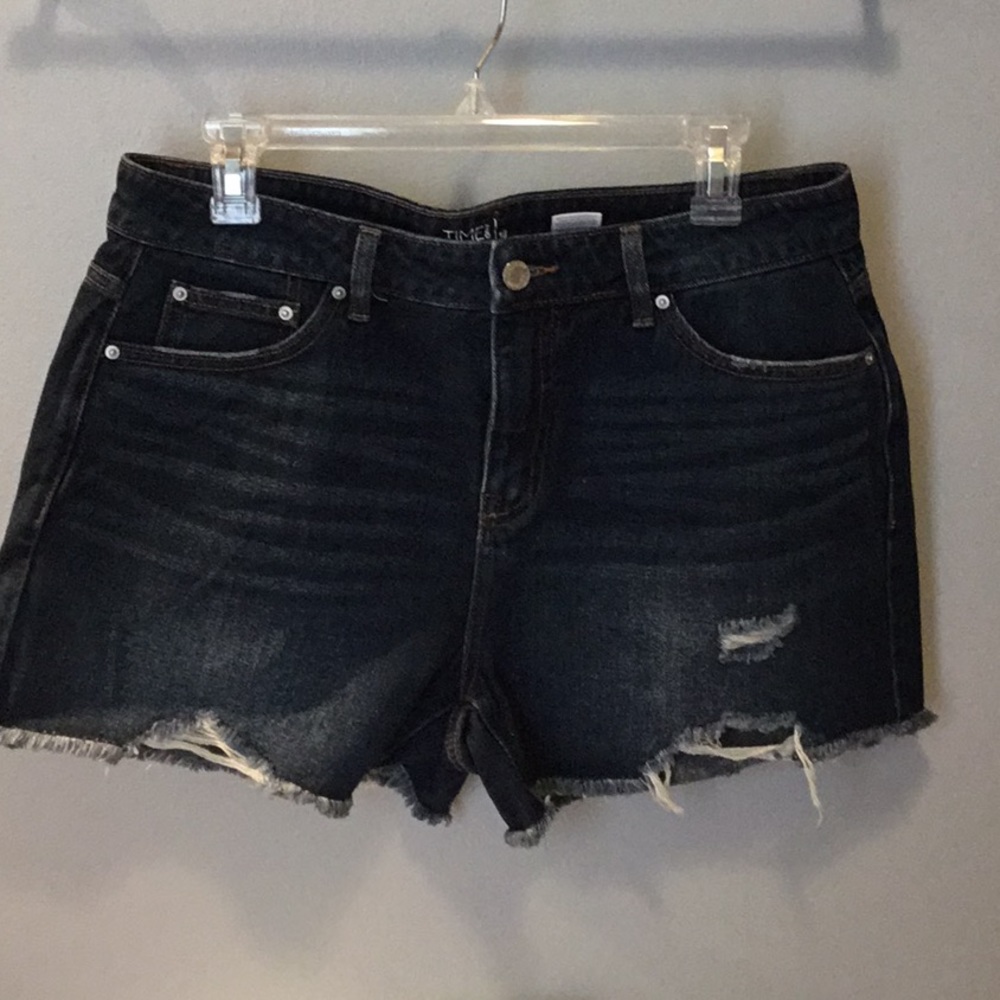 Jean shorts high rise